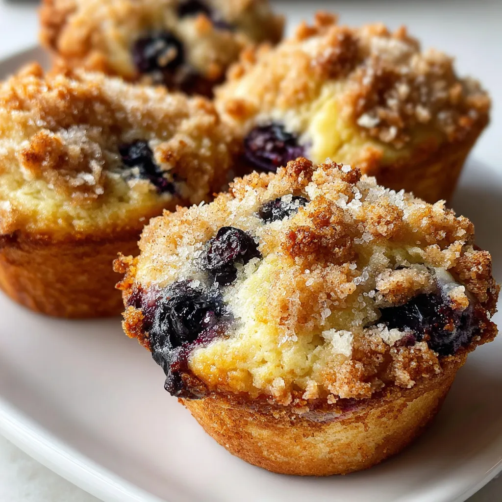 Blueberry Crumble Muffins