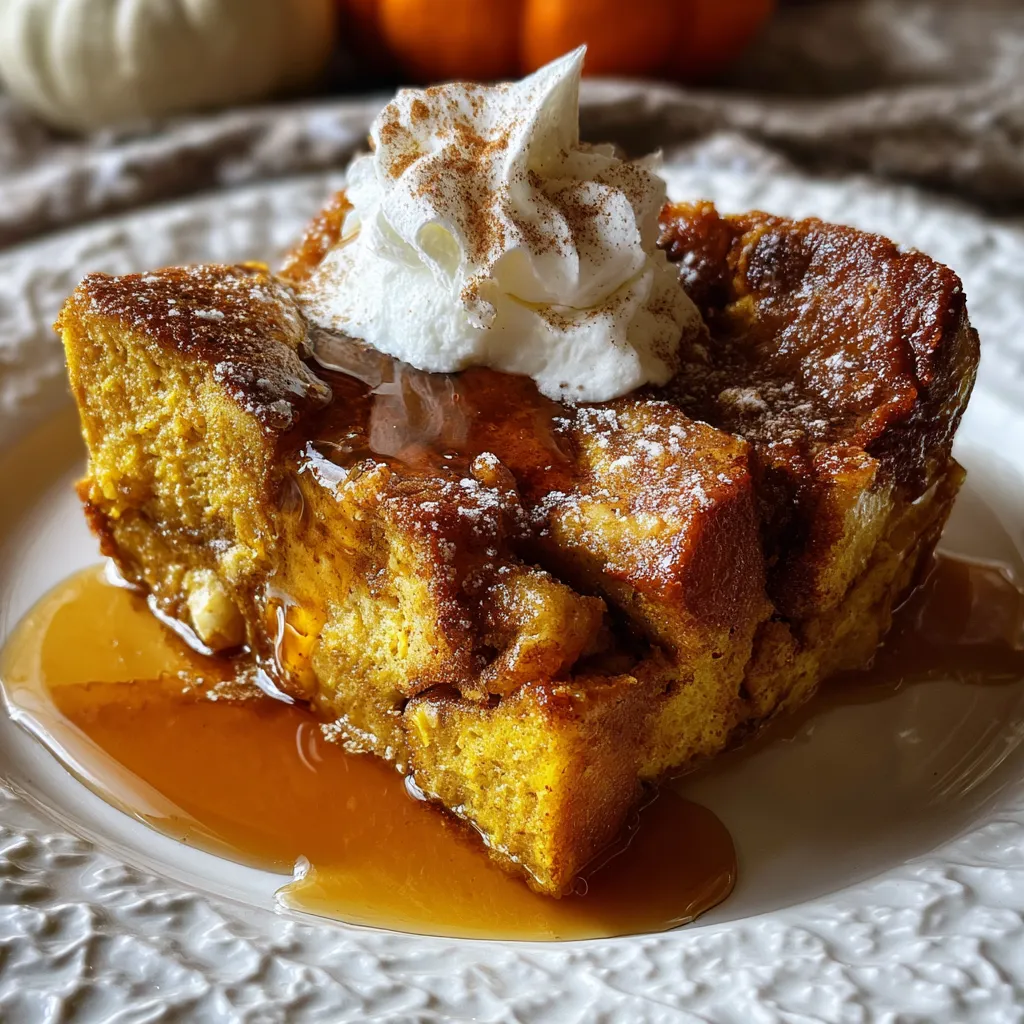 Pumpkin French Toast Bake