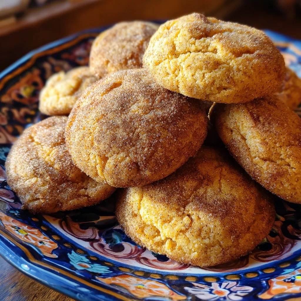 Soft Chewy Spiced Pumpkin Snickerdoodles