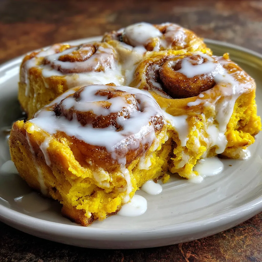 Pumpkin Cinnamon Roll Bake
