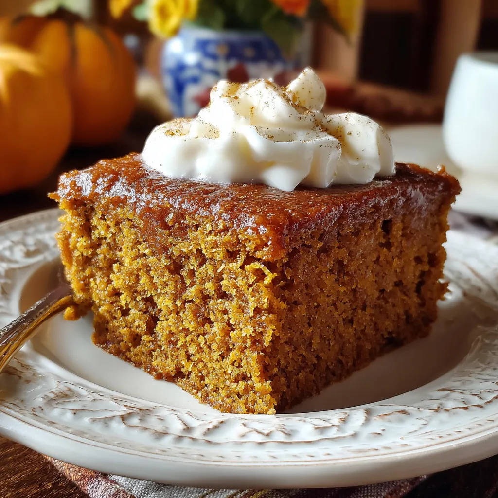 Moist Baked Spiced Pumpkin Cake