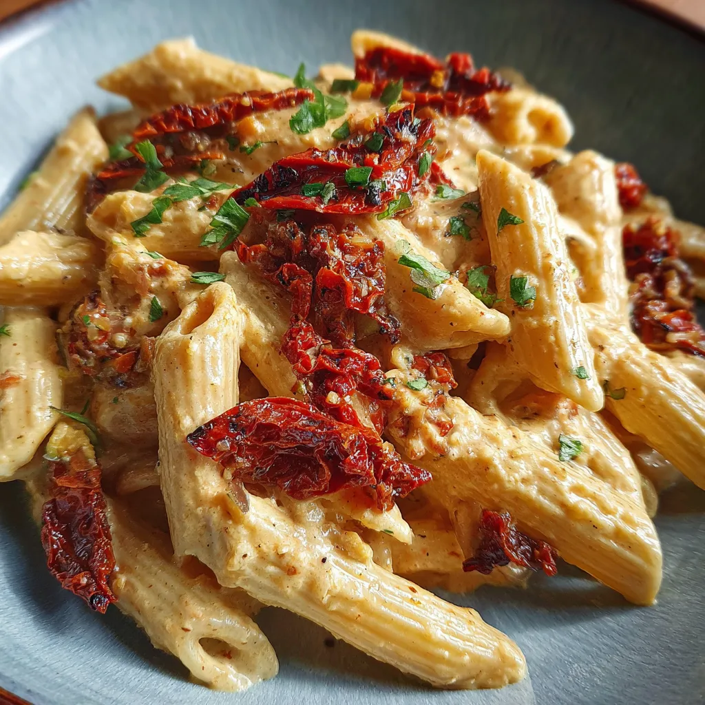 Vegan Creamy Sun-Dried Tomato Pasta