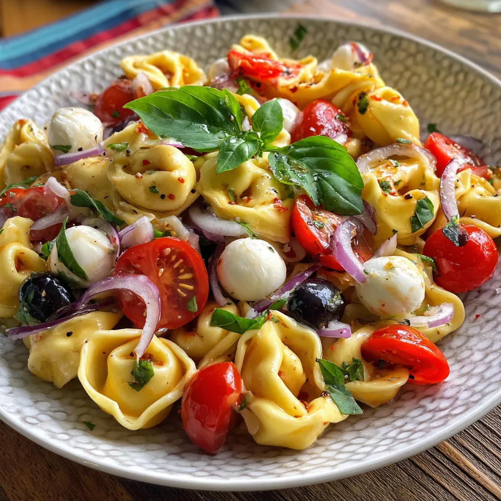 Italian Tortellini Pasta Salad
