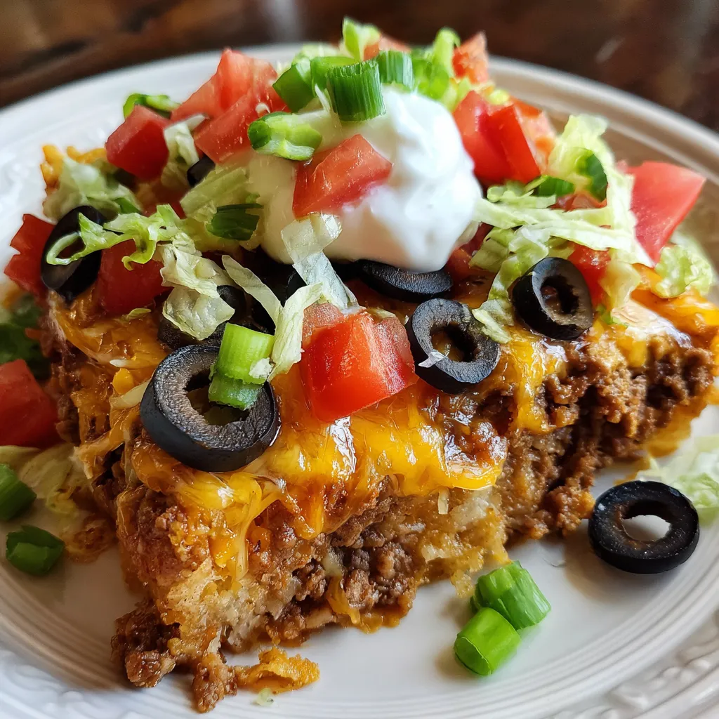 Walking Taco Casserole