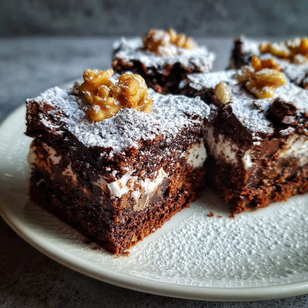 Brownie Refrigerator Cake
