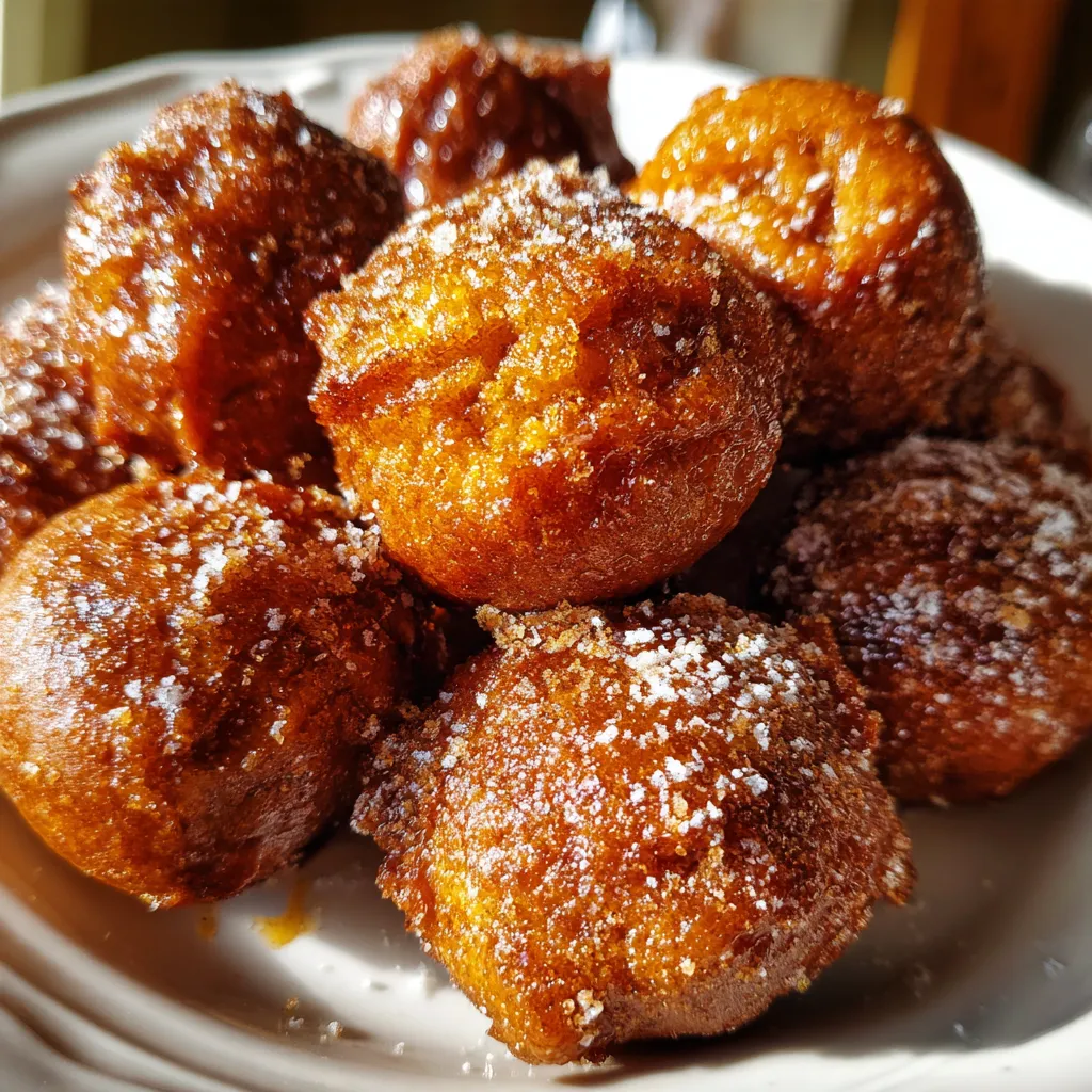 Pumpkin Donut Holes