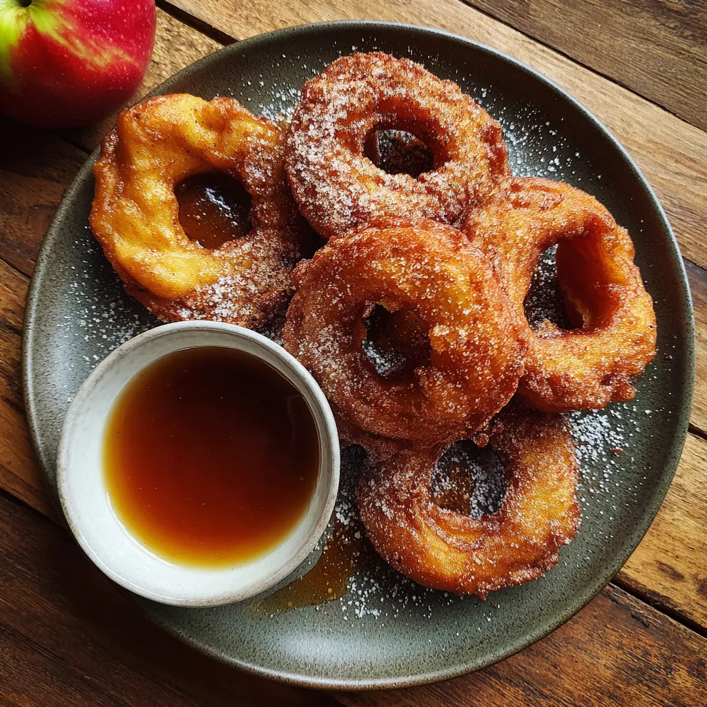 Fried Cinnamon Apple Rings