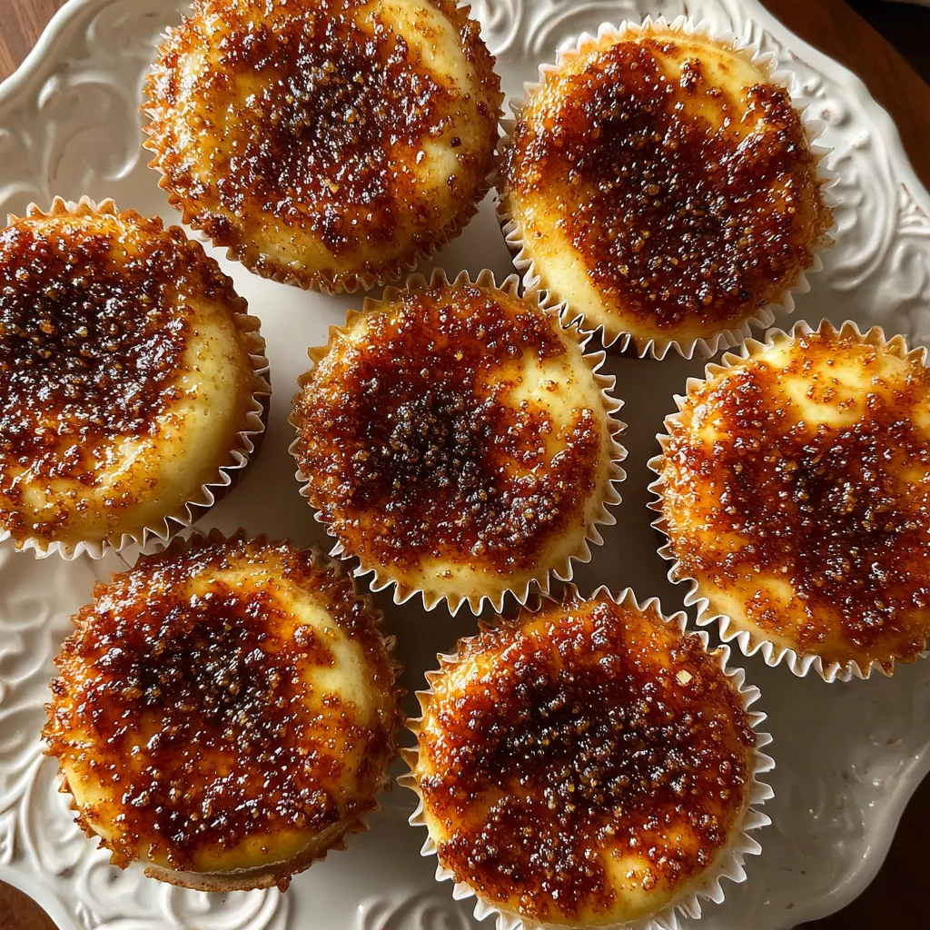 Crème Brûlée Cupcakes