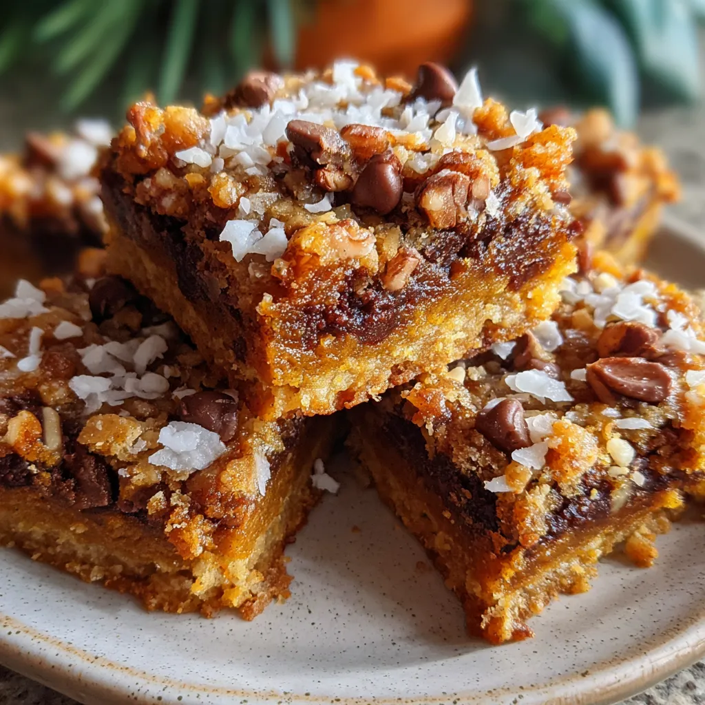 Pumpkin Spice Magic Cookie Bars