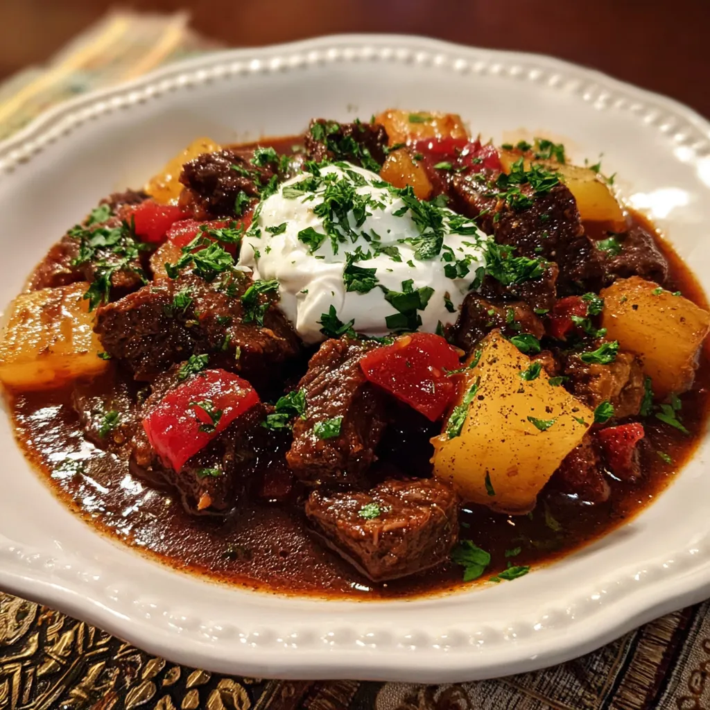 Old Fashioned Venison Goulash