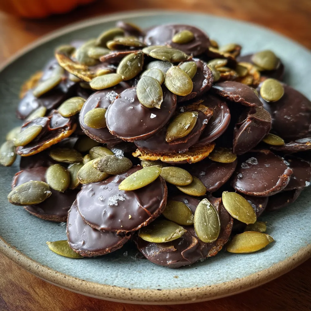 Chocolate Covered Pumpkin Seeds