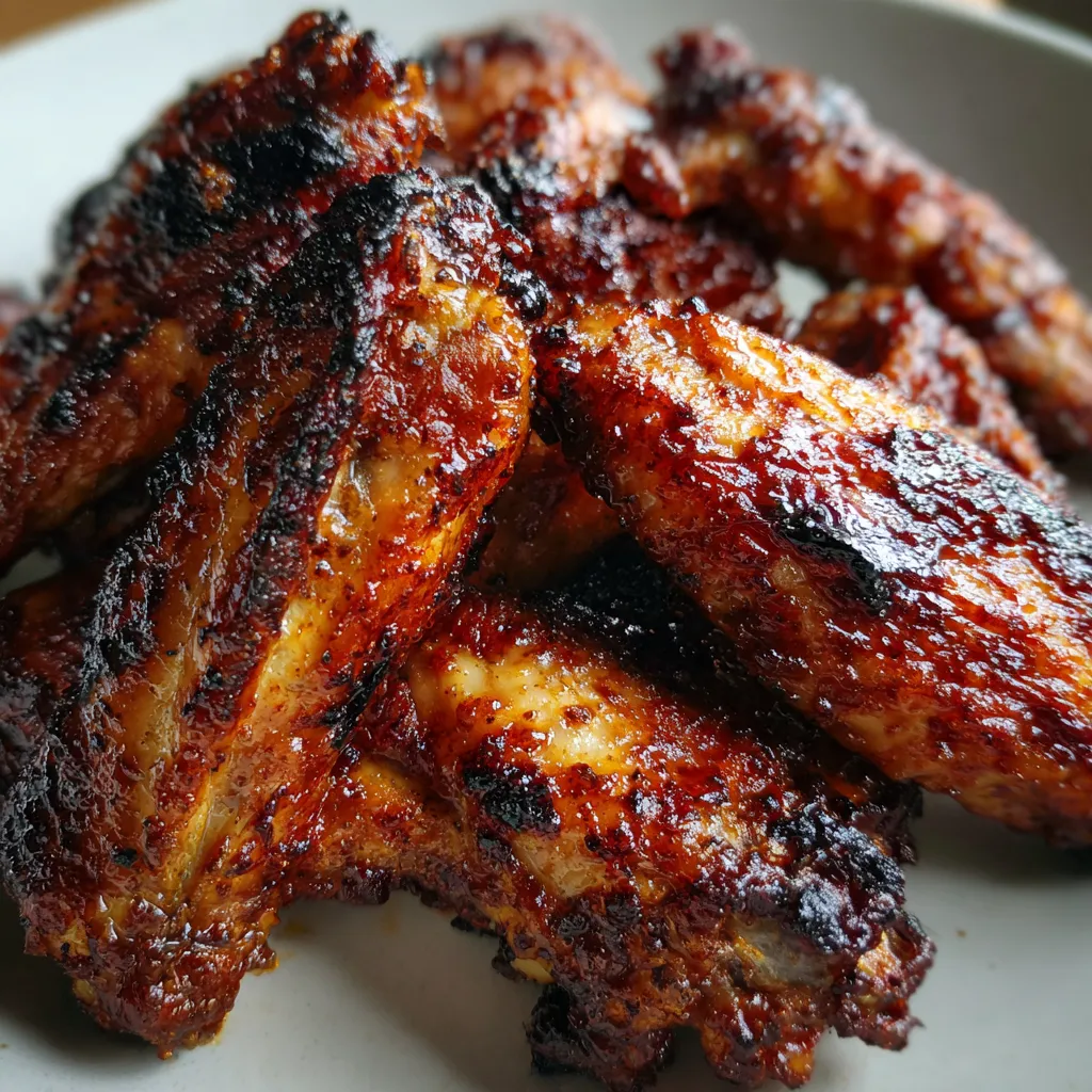 Crispy Baked BBQ Chicken Wings