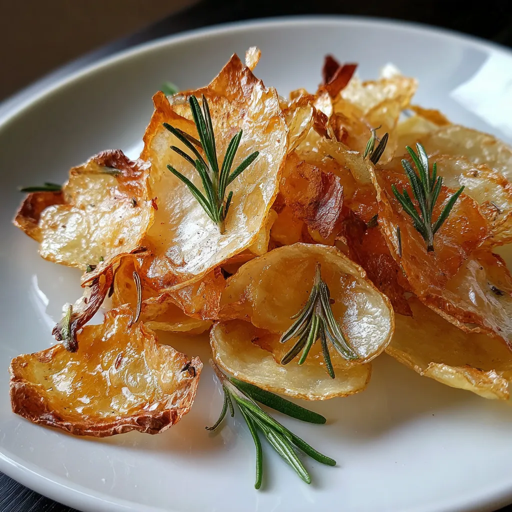 Rosemary Roasted Potato Peelings