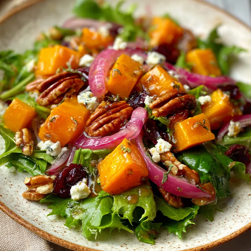 Autumn Salad with Maple Dressing