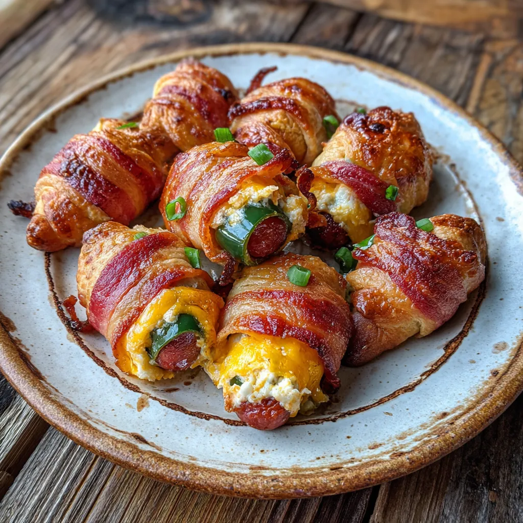 Jalapeño Popper Pigs in a Blanket