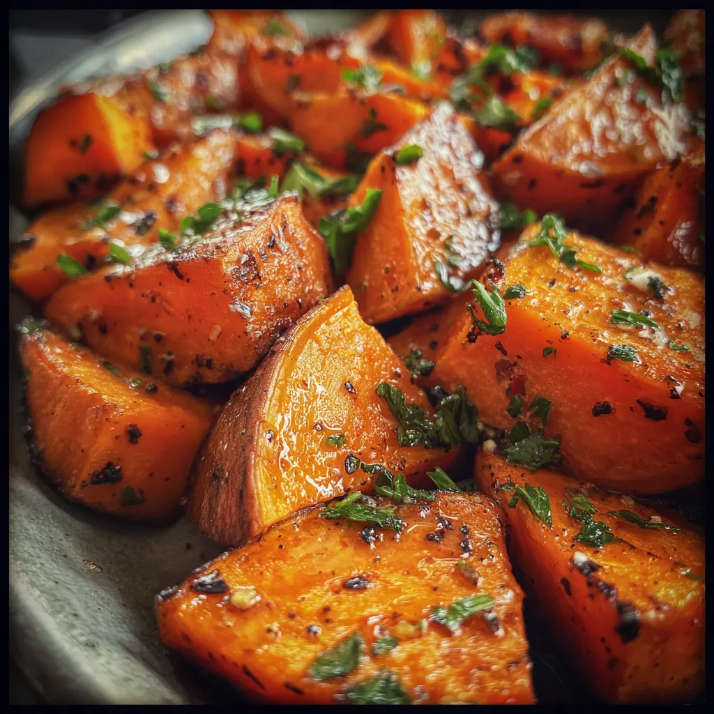 Honey Roasted Sweet Potatoes