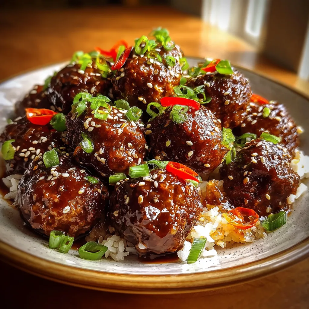 Slow Cooker Teriyaki Meatballs