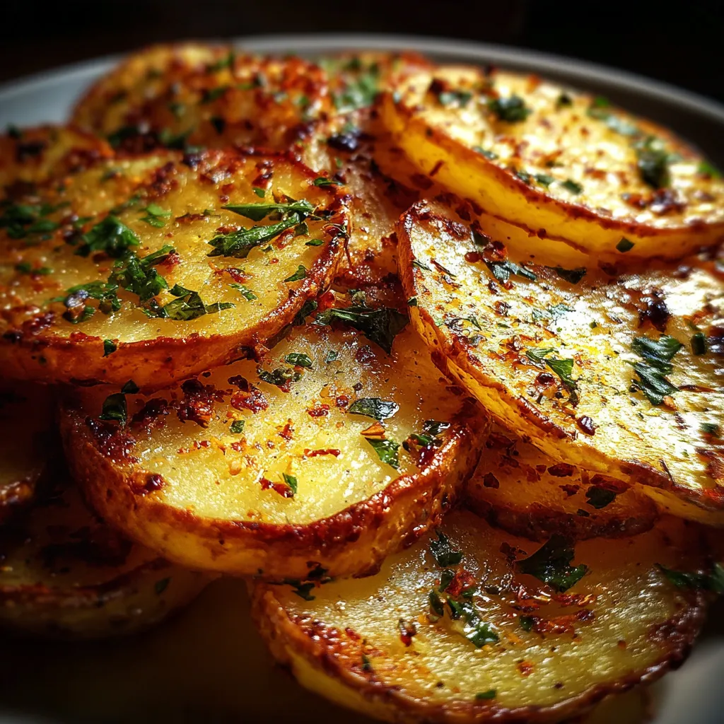Baked Potato Slices