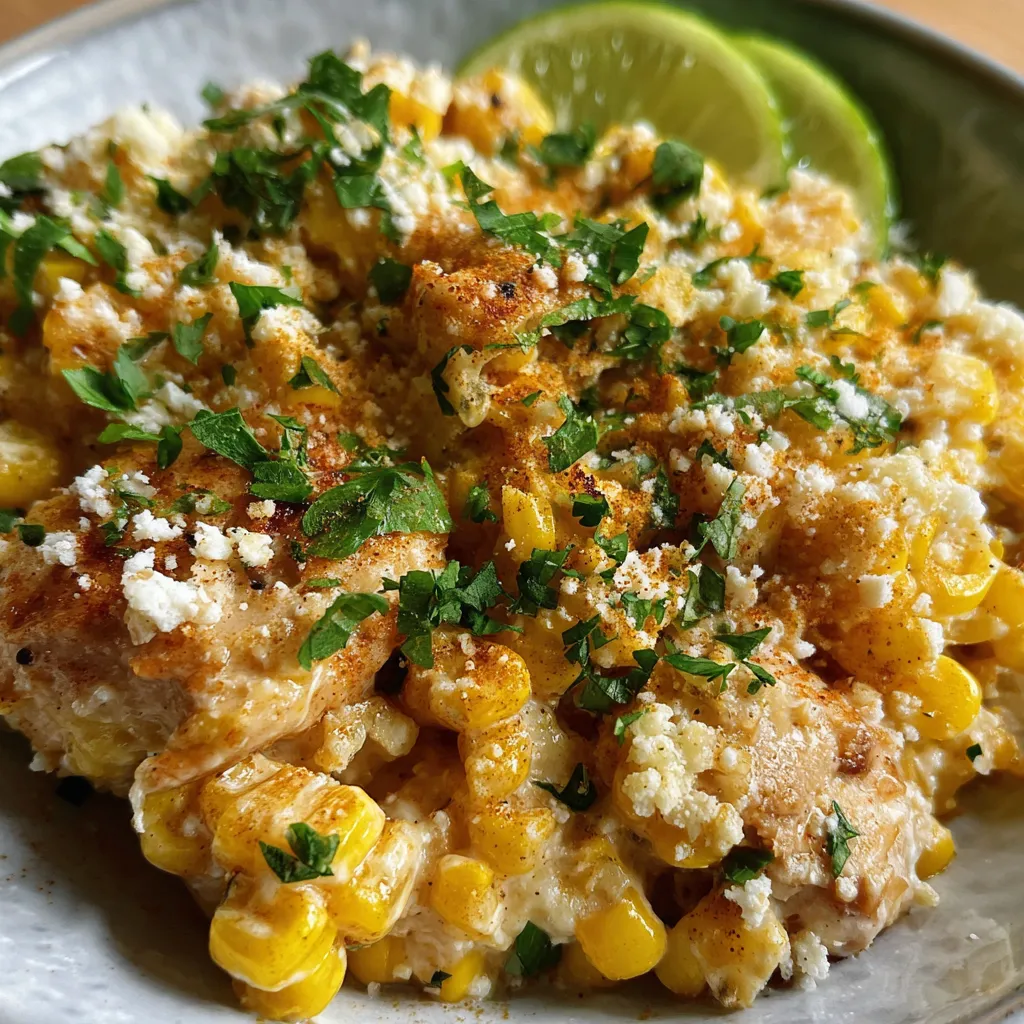 Slow Cooker Street Corn Chicken