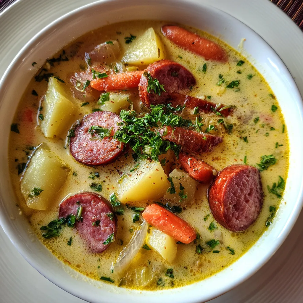 Kielbasa Potato Soup
