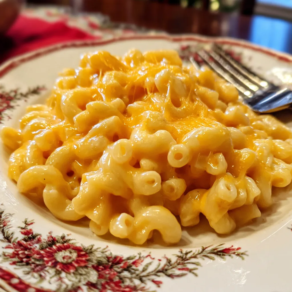 Slow Cooker Four Cheese Mac and Cheese