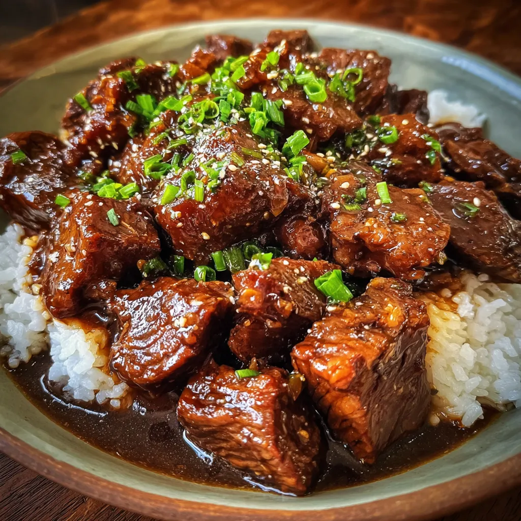 Slow Cooker Honey Garlic Beef
