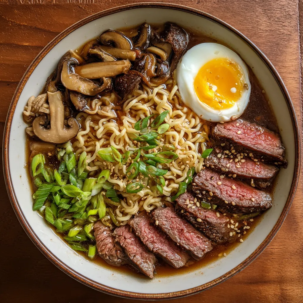 Beefy Ramen Noodles