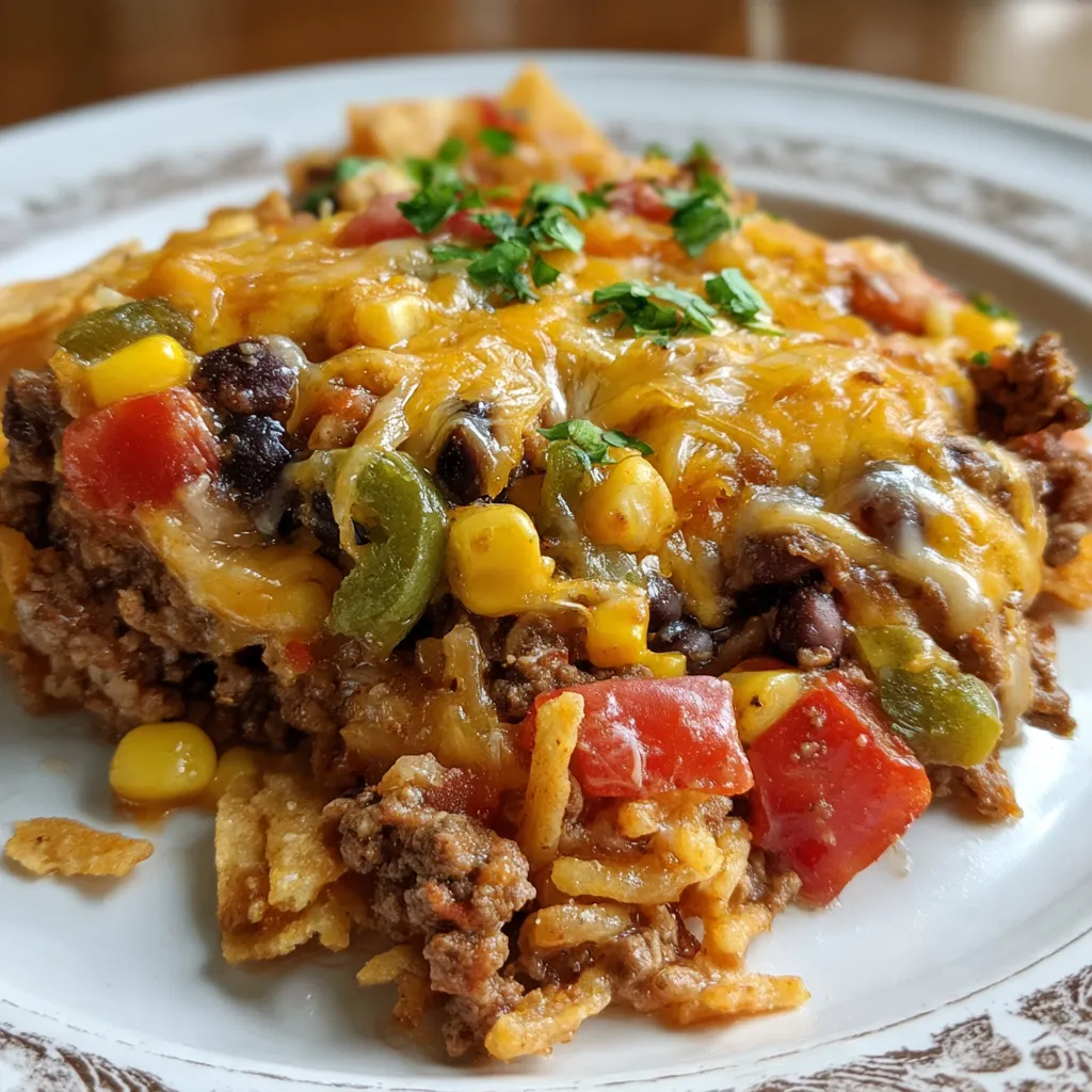 Hearty Spicy Tex-Mex Cowboy Casserole