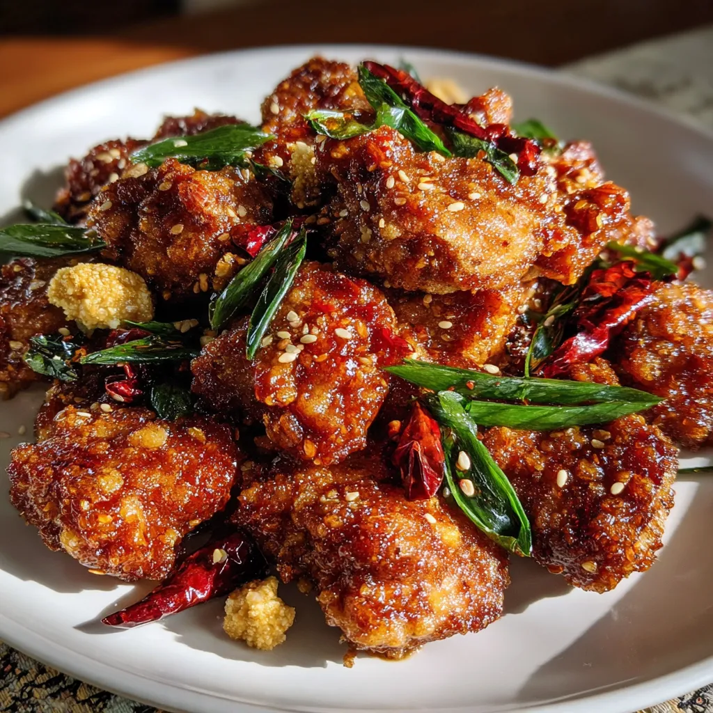 Crispy Sweet-and-Spicy General Tso’s Chicken