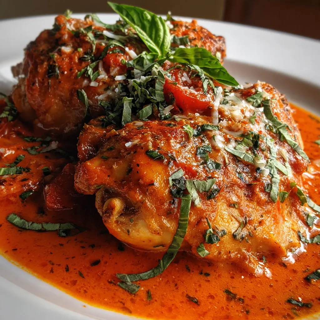 Slow Cooker Creamy Tomato Basil Chicken