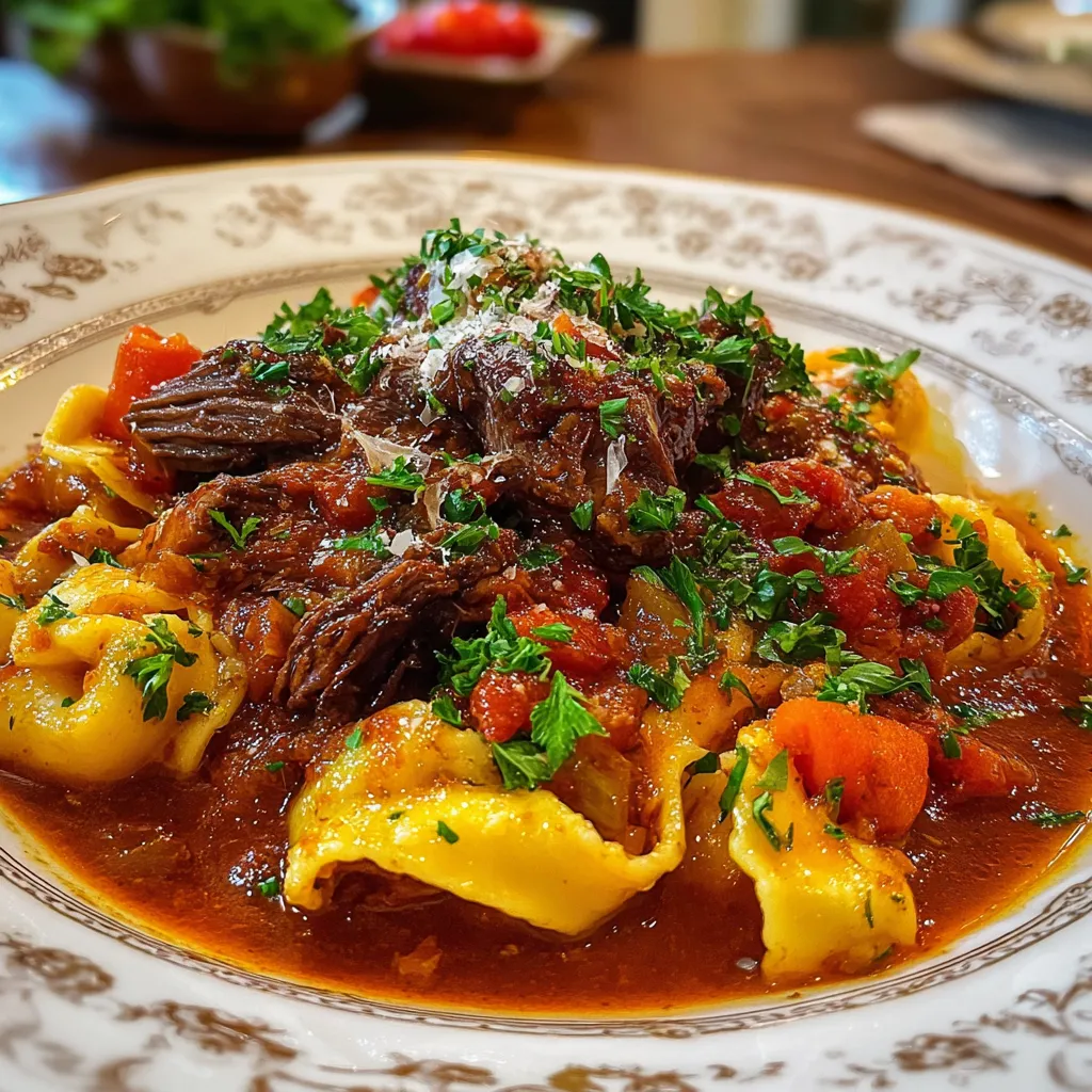 Slow Cooker Short Rib Ragu