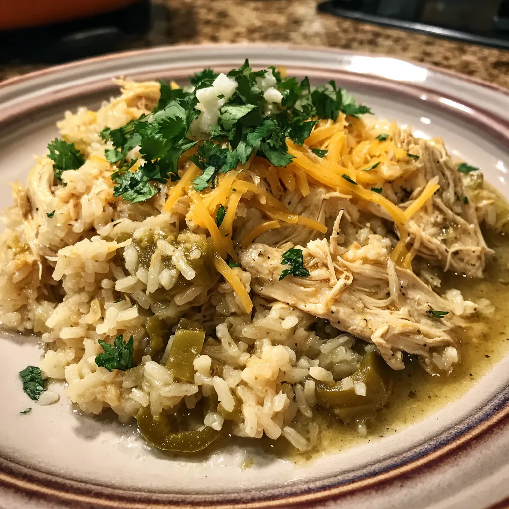 Green Chile Chicken And Rice