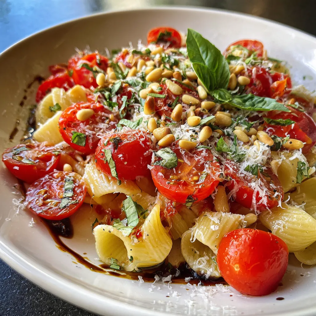 Fresh Tomato Bruschetta Pasta