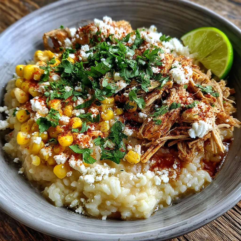 Street Corn Chicken Rice Bowl