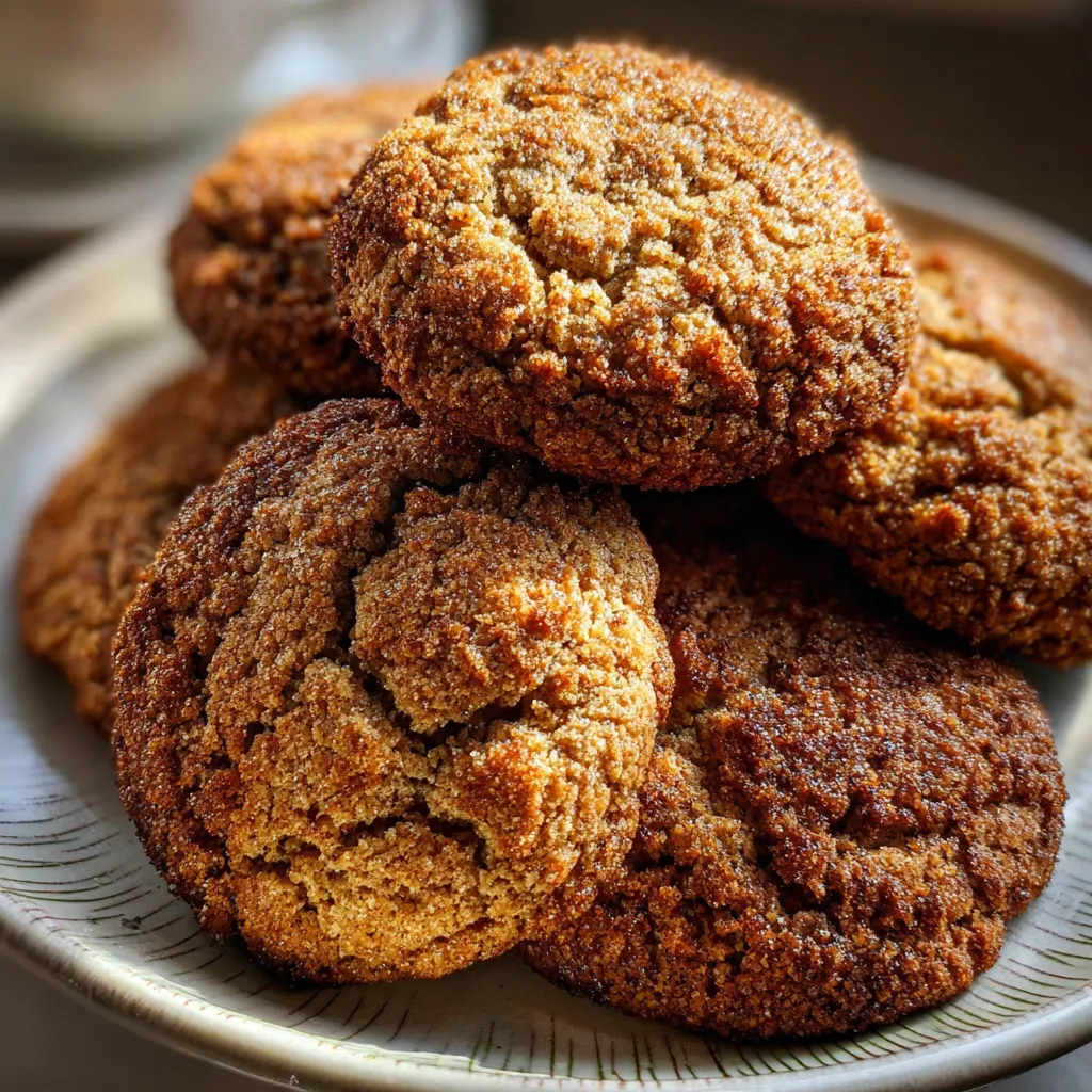 Baked Crispy Spiced Chai Cookies